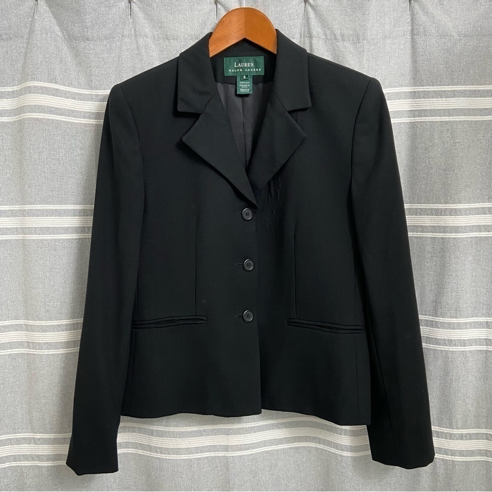 LAUREN RALPH LAUREN / Classic 100% Worsted Wool Bazer Size 6